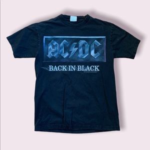 Vintage 2001 ACDC “Back in Black” Tee Sz. M